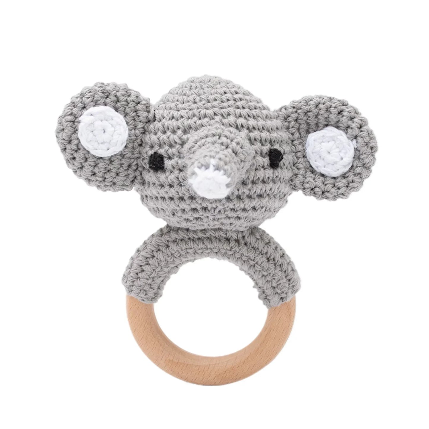 Snuggle Elephant Rattle Teether