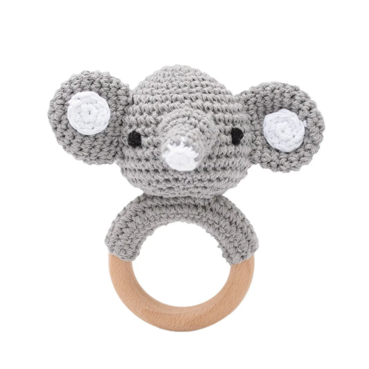 Snuggle Elephant Rattle Teether