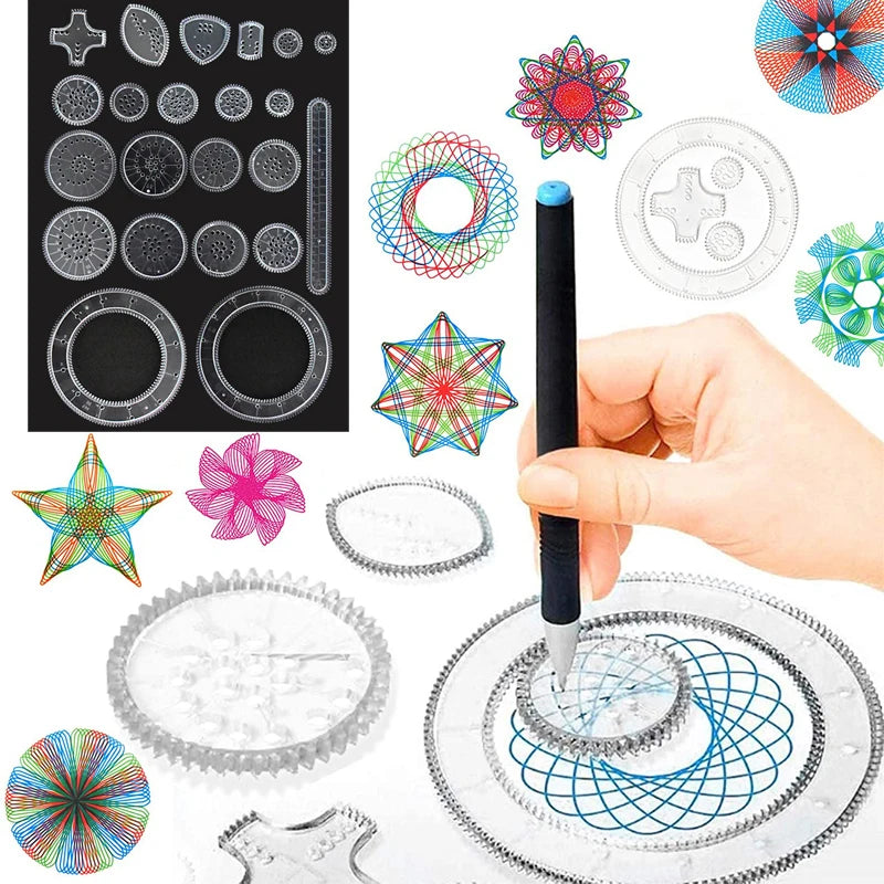 Toddlersspace™ Spirograph Drawing Set