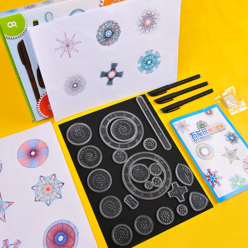 Toddlersspace™ Spirograph Drawing Set