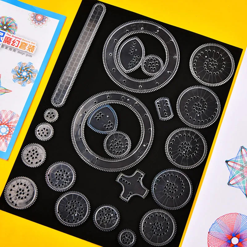 Toddlersspace™ Spirograph Drawing Set